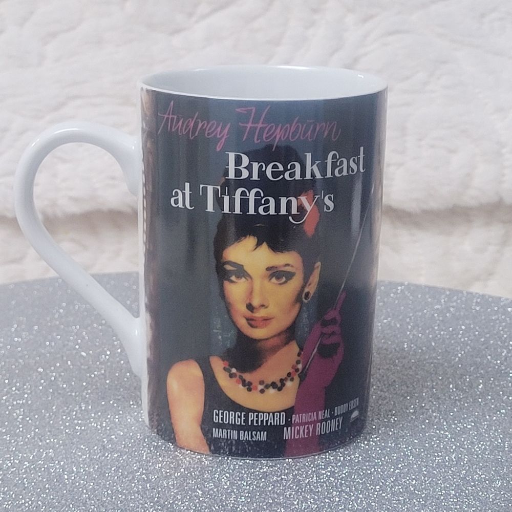 Vintage Breakfast At Tiffany's Iconic Movie Mug Audrey Hepburn Konitz Germany
